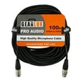 thumbnail image 1 of Gearlux XLR Microphone Cable, Fully Balanced, Male to Female, 100 Feet - 1 Pack, 1 of 9