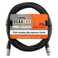 thumbnail image 1 of Gearlux XLR Microphone Cable Male to Female 25 Ft Fully Balanced Premium Mic Cable, 25 Foot, 1 of 6
