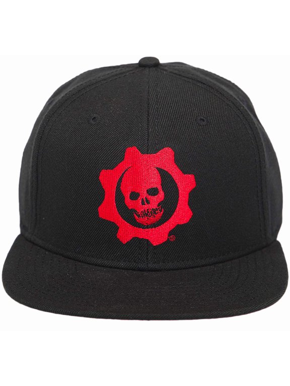 Gears Crimson Omen Snap Back Hat (One Size, Black)