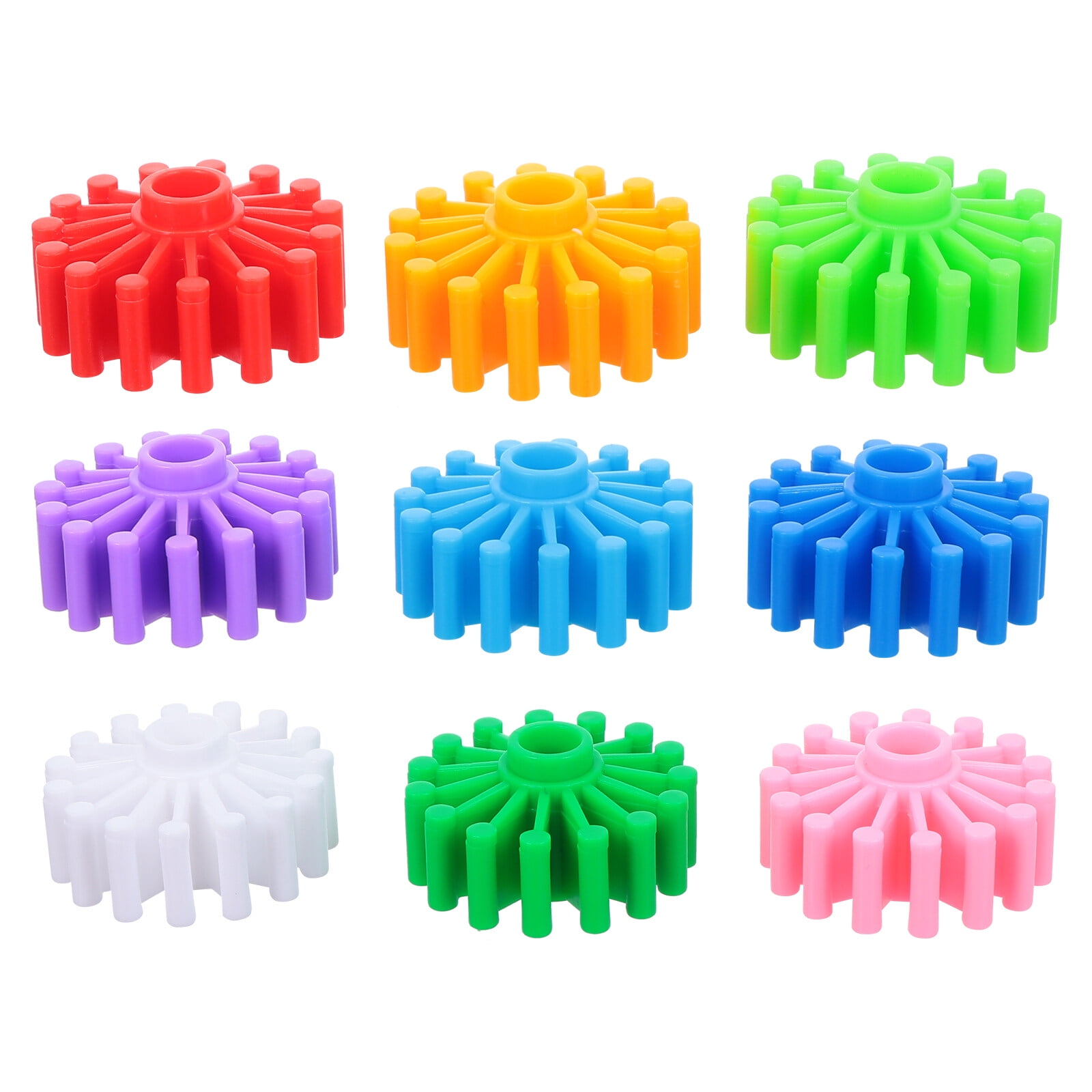 Gears Interlocking Building Blocks, 1 Set Gears Interlocking Building