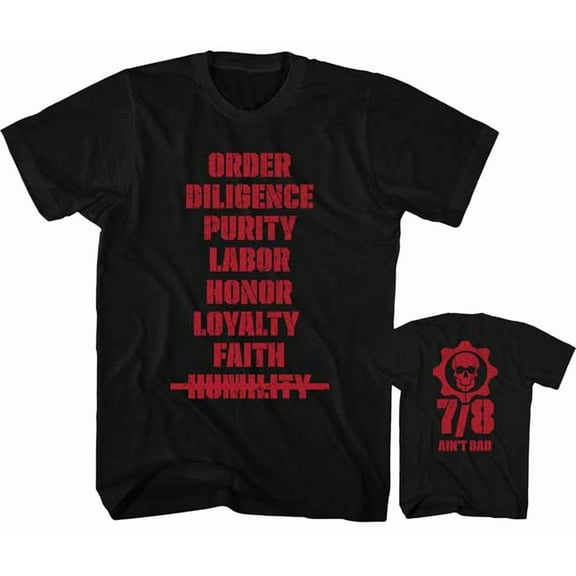 Gears Of War 7 Out of 8 Ain't Bad Graphic Adult T-Shirt