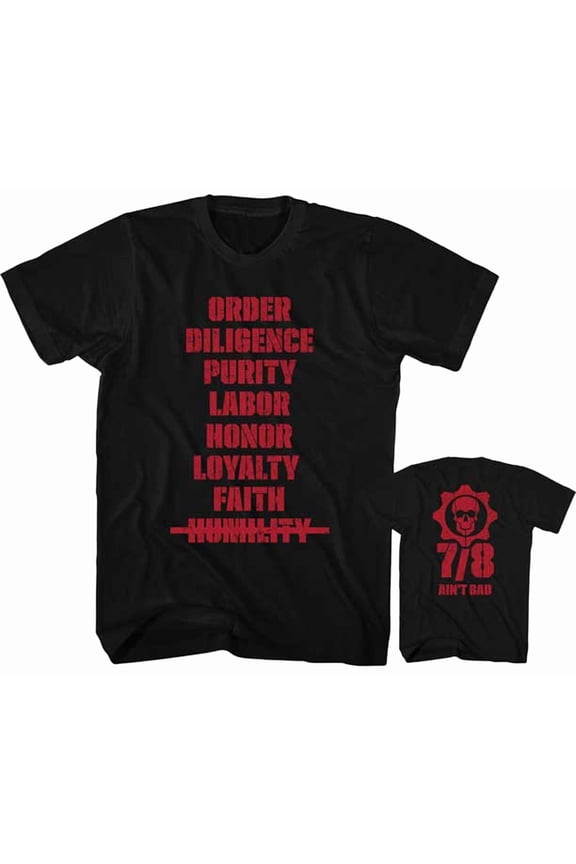 Gears Of War 7 Out of 8 Ain't Bad Graphic Adult T-Shirt