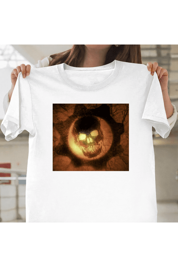 Gears Of War Glowing Yellow Logo Vintage Campaign Y2K Art Unisex T-Shirt, for men & women, up to size 5XL.