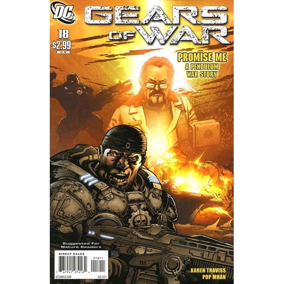Gears of War #18 VF ; DC Comic Book