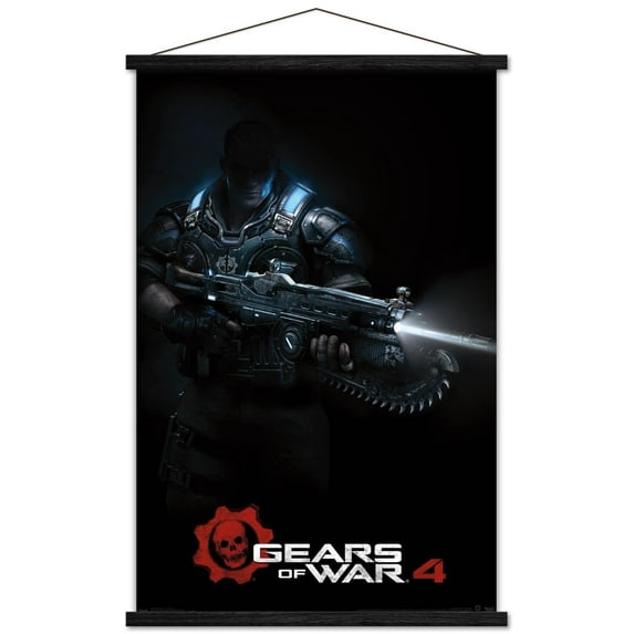 Gears of War 4 - Teaser Key Art Wall Poster with Magnetic Frame, 22.38 x 34