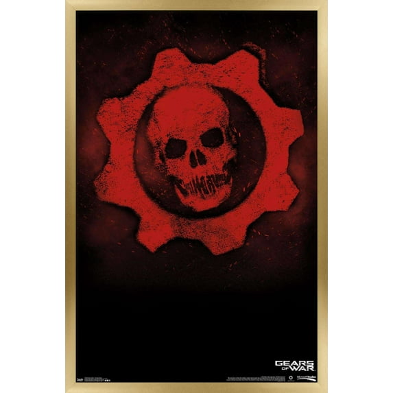 Gears of War - Crimson Omen Wall Poster, 14.725" x 22.375", Framed
