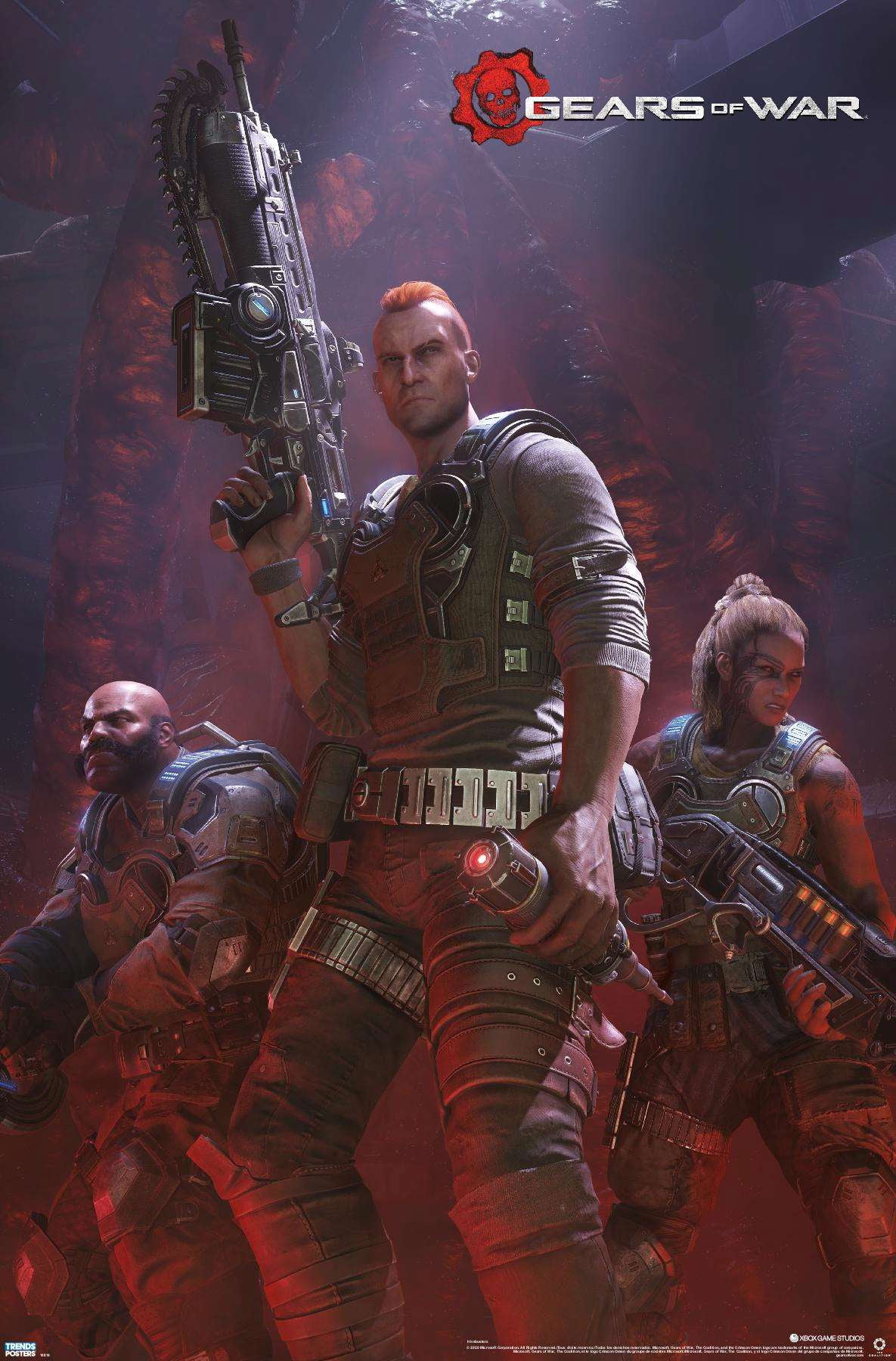 Gears of War Hivebusters Wall Poster, 14.725" x 22.375"