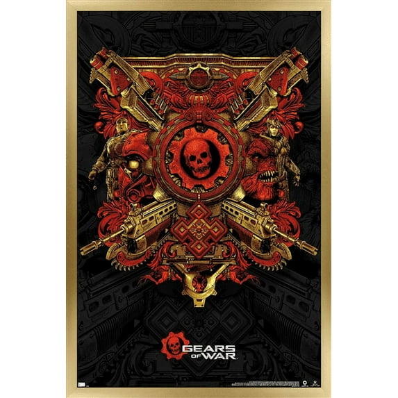 Gears of War - Legacy Wall Poster, 22.375" x 34", Framed