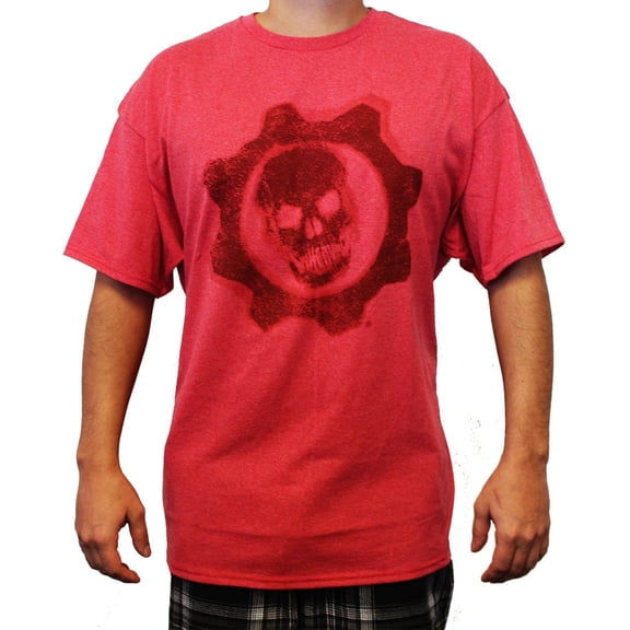 Bioworld Gears of War Logo Red Men's T-Shirt: X-Large Male