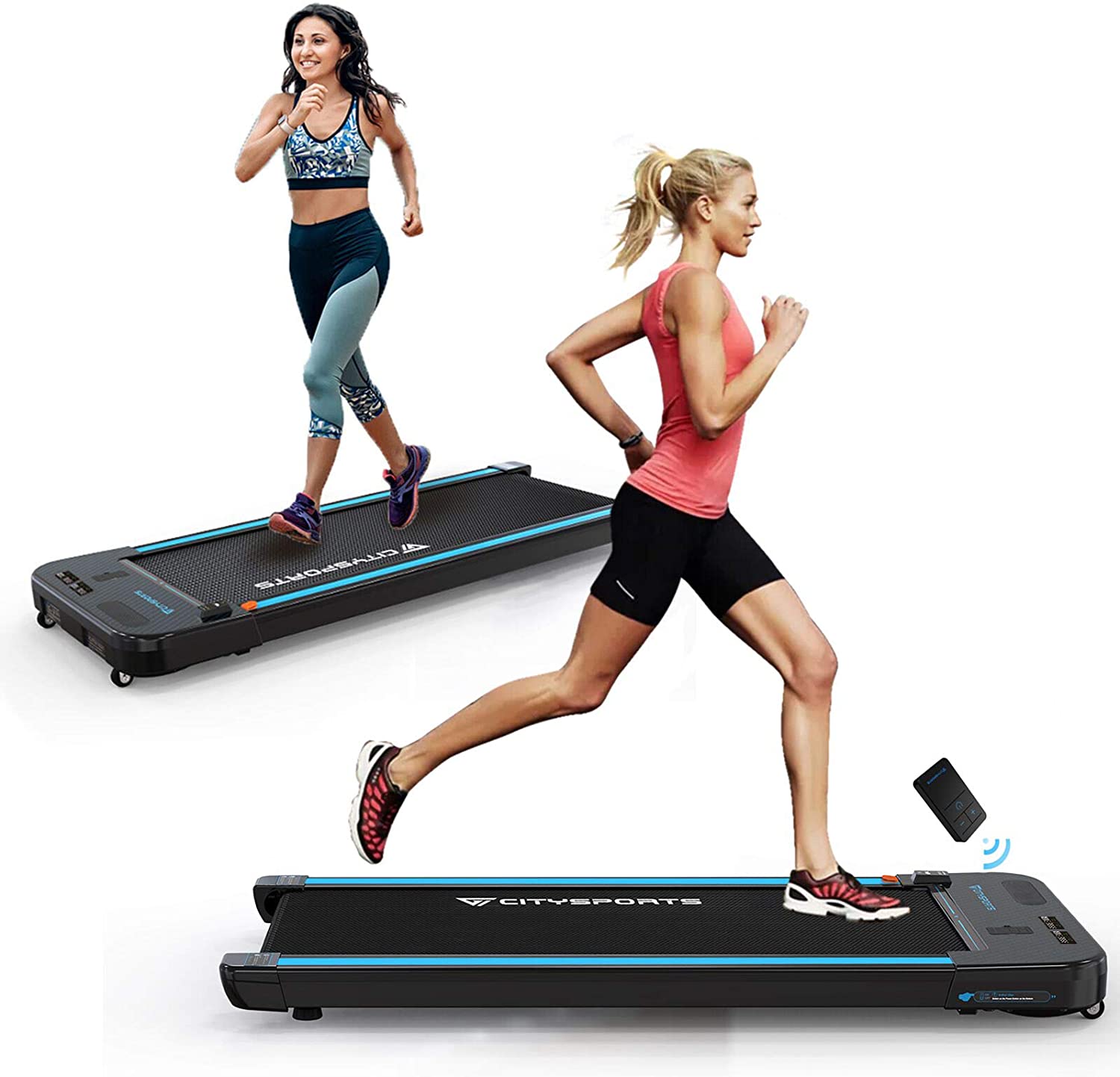 Gearstone Treadmills for Home, CITYSPORTS Walking Pad Treadmill with Audio Speakers, Slim & Portable - image 1 of 7