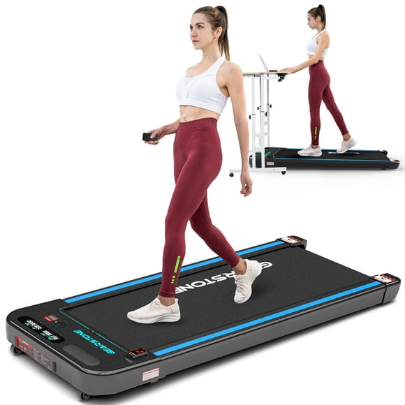 Gearstone Treadmills for Home, CITYSPORTS Walking Pad Treadmill with Audio Speakers, Slim & Portable