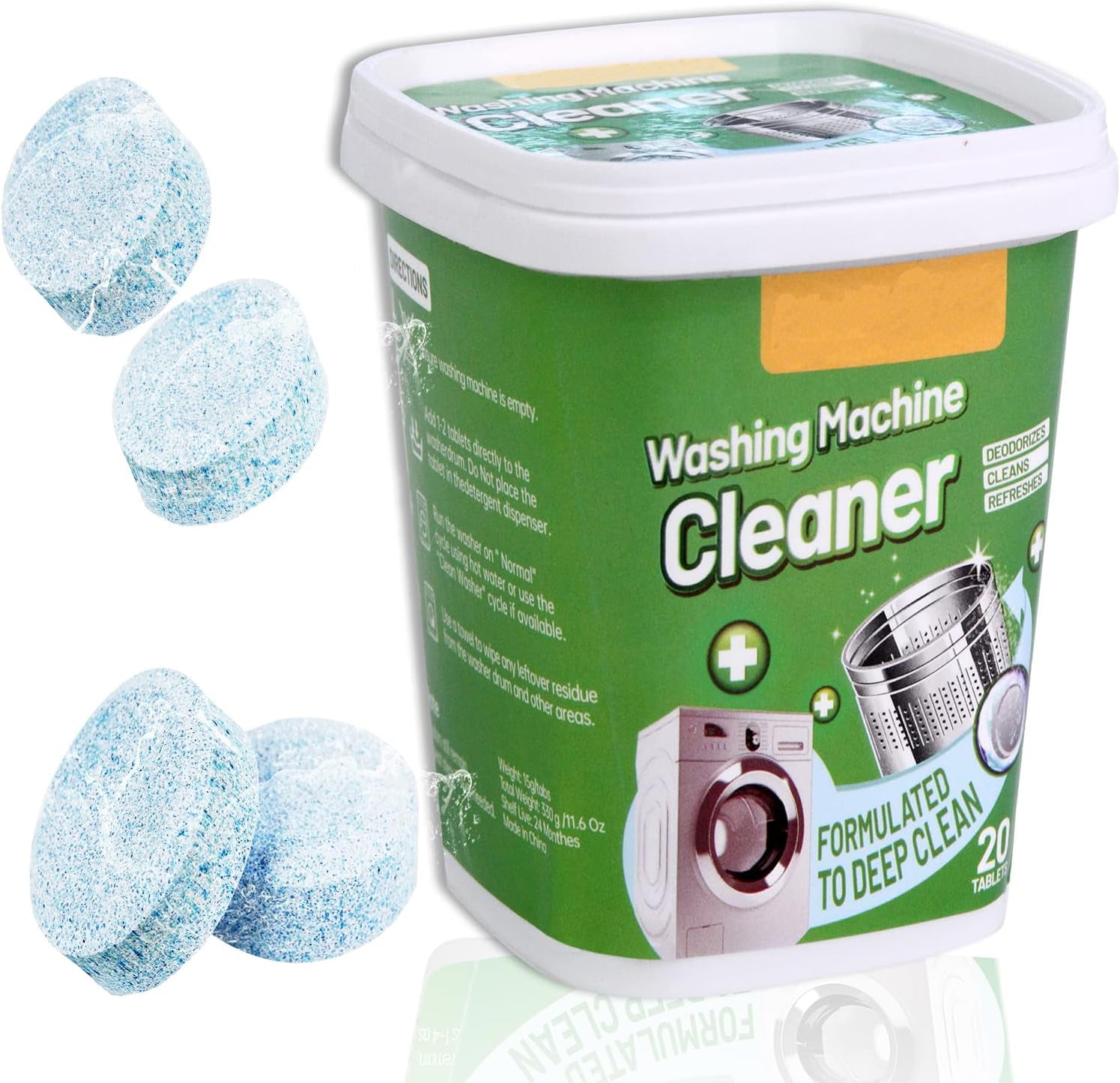  SPLASH SPOTLESS Washing Machine Cleaner Deep Cleaning For HE  Top Load Washers And Front Load