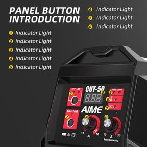 Gearwell MIG Welder Machine, MIG-165DS 165A 4-in-1 Multi Process Welding Machine with Wire Feed MIG, Gas MIG, Lift TIG, Arc Welding, LED Display, 110V/220V for Garage Workshop