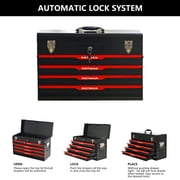 Gearwell Portable Tool Box Organizer 20-Inch Steel with Drawers