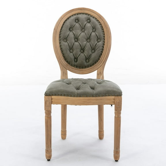 Gearwell Rattan Dining Chairs, Set of 2 Tan Cane Back Kitchen Side Chairs with Natural Hardwood Frame, S-Spring Cushions, Mid-Century Seating for Farmhouse Dining Room