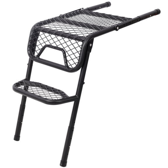 Gearwell Vehicle Tire Step Ladder, Foldable Adjustable SUV Tire Ladder, Truck RV Offroad Wheel Step Platform, Anti Slip Car Access Step for Roof Cargo Loading Maintenance Use