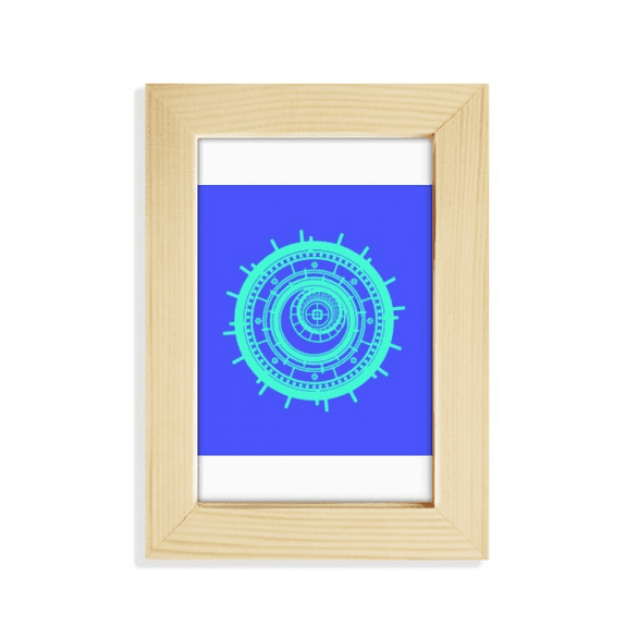 Gearwheel Combination Spell Desktop Display Photo Frame Picture Art Painting 5x7 inch