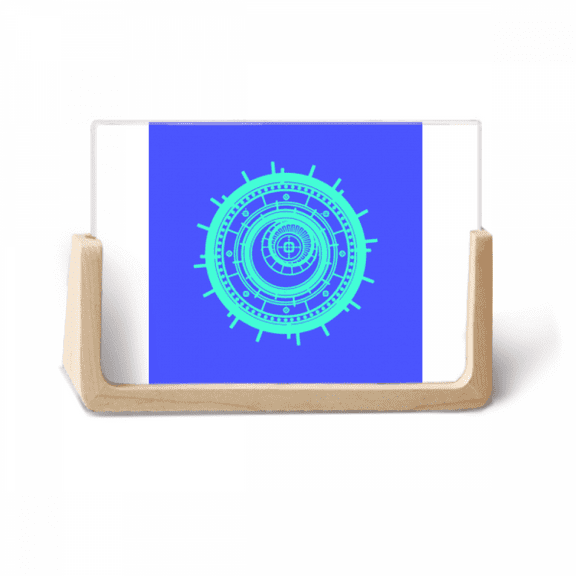 Gearwheel Combination Spell Photo Wooden Photo Frame Tabletop Display