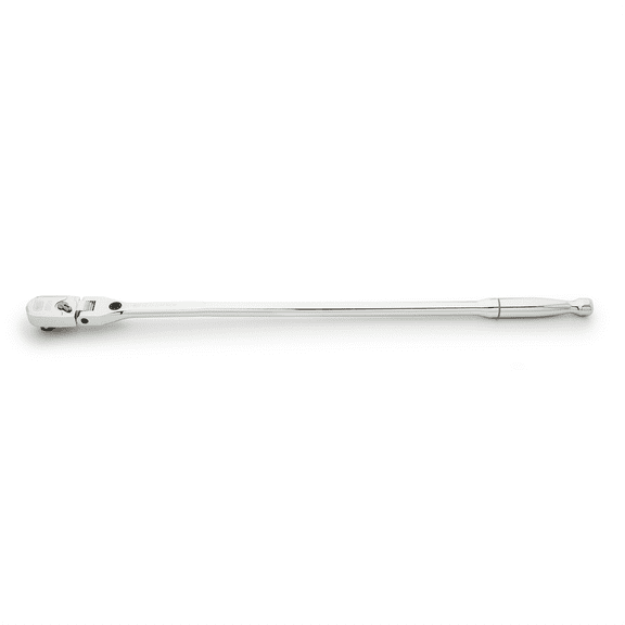 GEARWRENCH 1/2" Drive 120XP Locking Flex Head Ratchet with Full Polish Grip - 25" Length - 81376