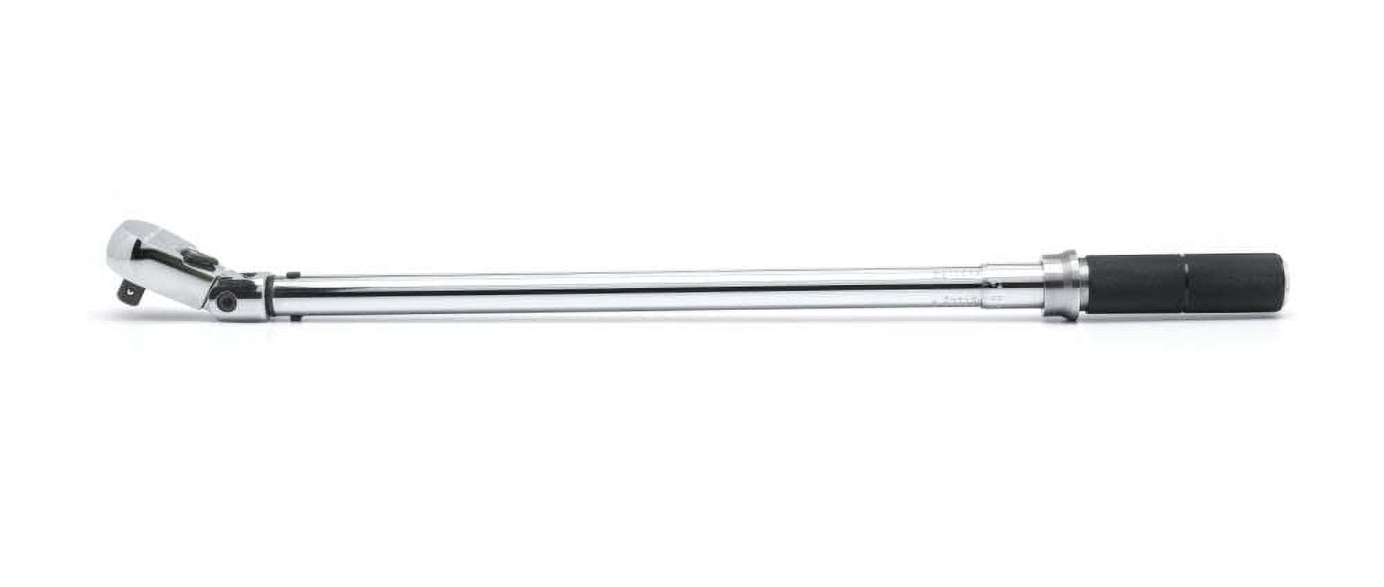 GEARWRENCH 1/2In Drive Flex Head Micrometer Torque Wrench, 30-250 Ft ...