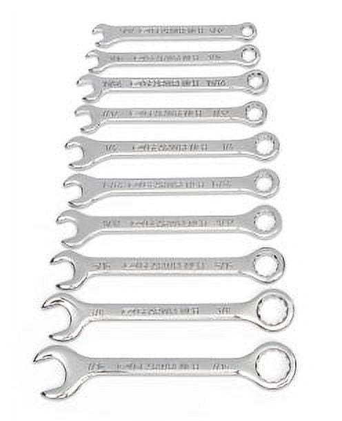 Gearwrench 86560 10 Piece Sae Midget Combination Wrench Set