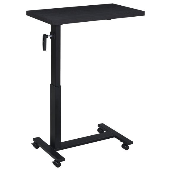 Geary Black Height Adjustable Mobile Bedroom C-Table