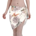 thumbnail image 1 of Geaub Flying Butterflies-1 Women's Short Wrap Skirt, Beach Sun Protection Shawl, Swimsuit Bra, Swimwear Tunic, 1 of 7