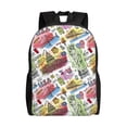 thumbnail image 1 of Geaub america landmarks1 ultimate comfort and style: the perfect compact backpack for college, commute, travel, and everyday use, 1 of 8