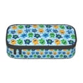thumbnail image 1 of Geaub cartoon monster super large storage pencil case - multi-compartment, washable polyester, quick access design, easy grip handle, for students and professionals, 1 of 8