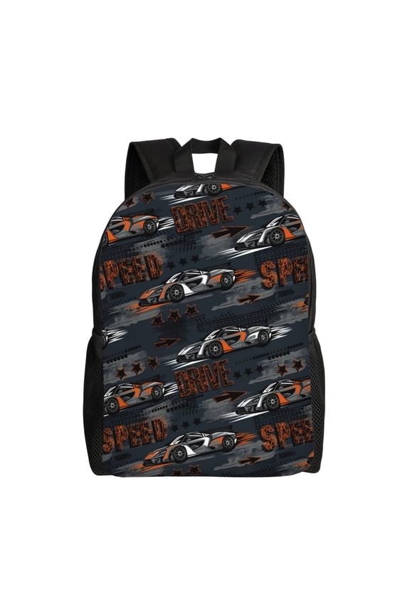 Geaub cool sports car ultimate comfort and style: the perfect compact backpack for college, commute, travel, and everyday use