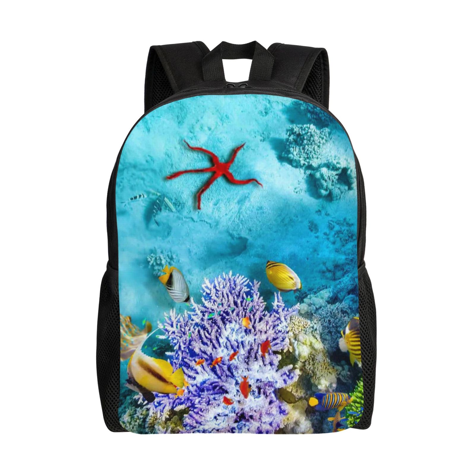 Fish Shape Backpack Geaub corals and tropical fish ultimate comfort and style: the perfect ...