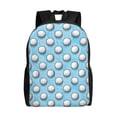 thumbnail image 1 of Gaeub Golf Balls 1 Print Unisex Backpacks, College Bookbag,Daypack with Padded 15" Laptop Sleeve,for School, Work, and Travel, 1 of 8