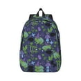 thumbnail image 1 of Geaub magic toads in hats durable canvas backpack: stylish, lightweight, and spacious with adjustable straps, 1 of 7