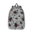 thumbnail image 1 of Geaub spiders durable canvas backpack: stylish, lightweight, and spacious with adjustable straps, 1 of 7