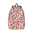 thumbnail image 1 of Geaub squirrel in the forest durable canvas backpack: stylish, lightweight, and spacious with adjustable straps, 1 of 7