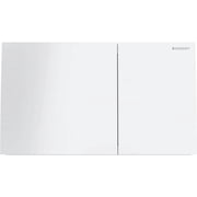 Geberit 115.622.SI.1 Sigma70 Dual Glass Actuator Plate - White