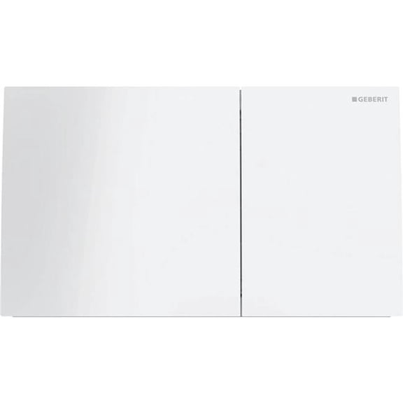 Geberit 115.622.SI.1 Sigma70 Dual Glass Actuator Plate - White
