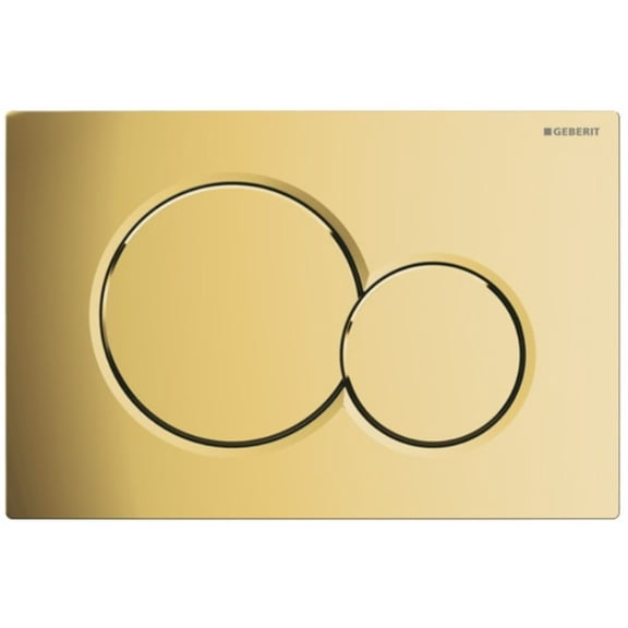 Geberit 115.770.DT.5 1.6 & 1.28 GPF Actuator Plate for Sigma 01 - Brass Galvanized