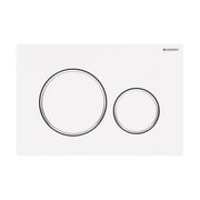 Geberit 115.882.01.1 Actuator Plate Sigma 20 Dual Flush Button, Matt White