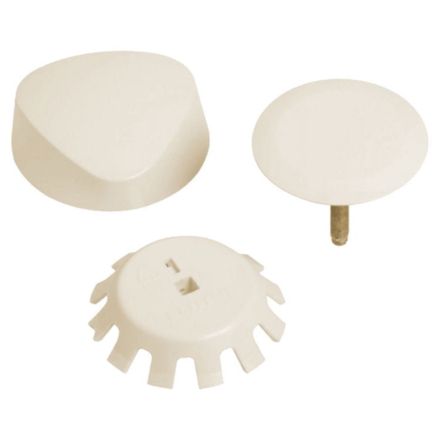 Geberit 151.550.FF.1 Traditional Plastic TurnControl Trim Kit, Biscuit