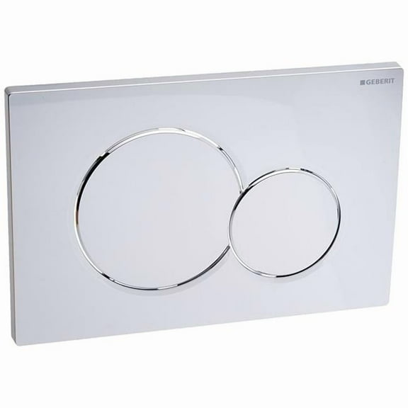 Geberit Dual Flush Actuator Plates, Sigma - Polished Chrome