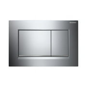 Geberit Dual Flush Plate, Sigma - Chrome Gloss & Chrome Matte