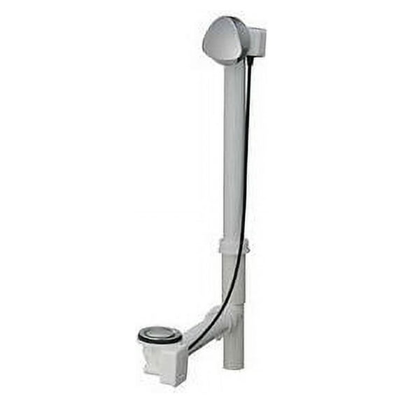 Geberit TurnControl 17-24 in. Cable- Operated Bath Waste & Overflow Bathtub Drai