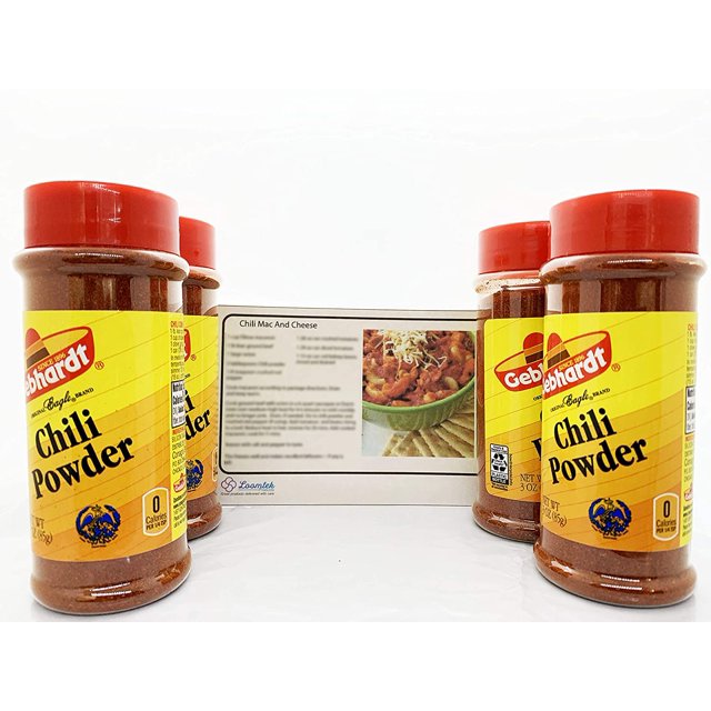 Gebhardt Chili Powder 3 Ounce (Pack of 4)