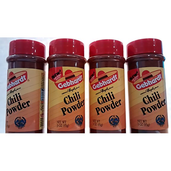 Gebhardt 3 oz. Chili Powder - Quality Tex-Mex Taste, Perfect for ...