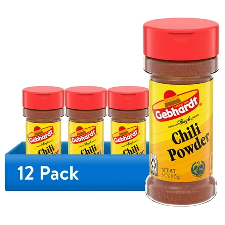 (12 pack) Gebhardt Chili Powder, 3 oz.