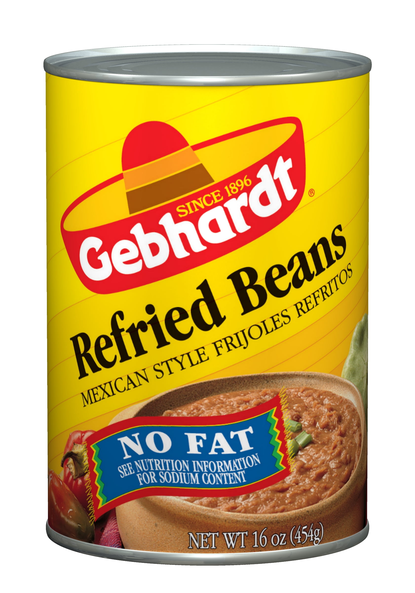 Gebhardt Mexican Style Refried Beans, 16 ounces