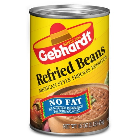 Gebhardt Mexican Style Refried Beans, 16 oz.