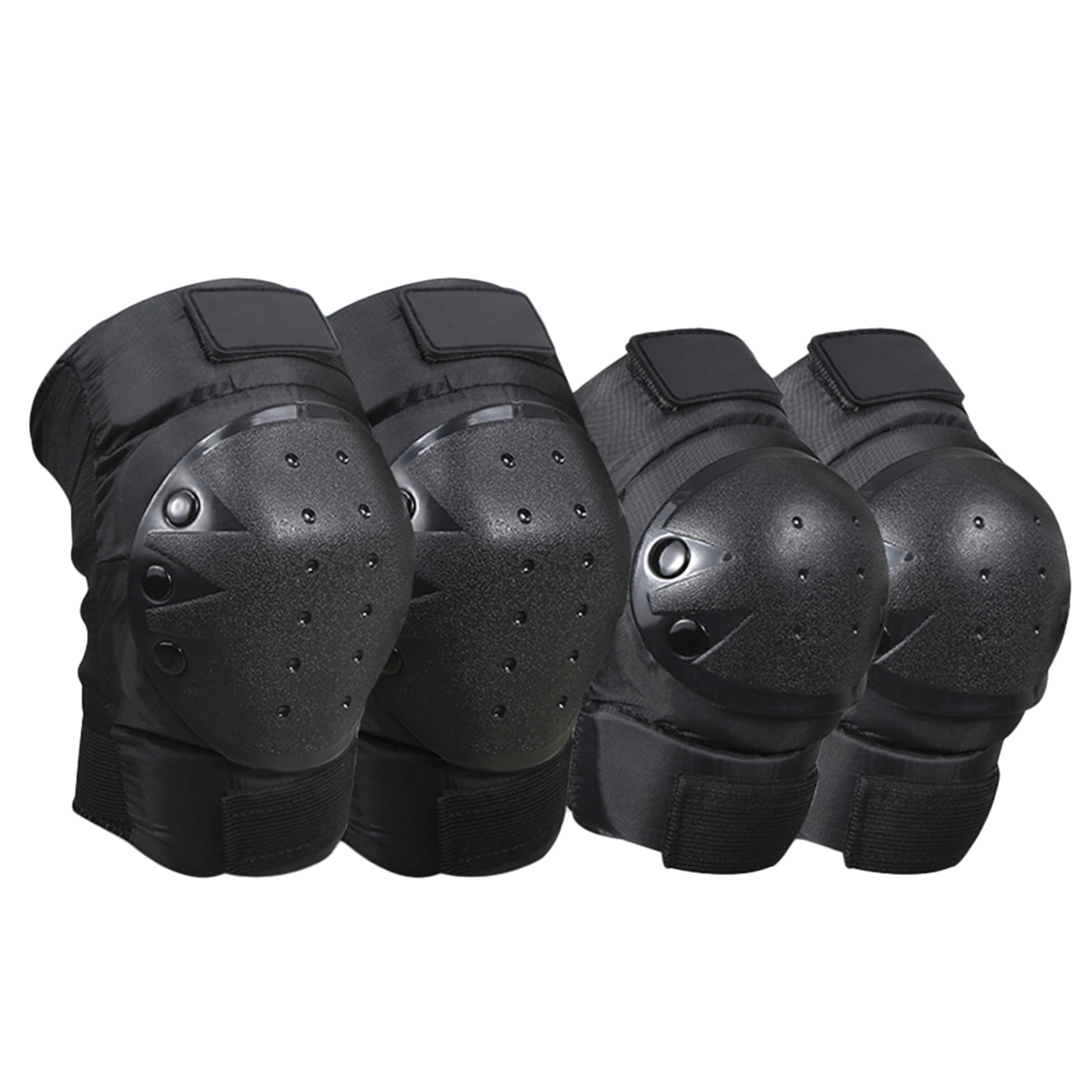 Gecheer 1 Pair Cycling Knee and Elbow Guards MTB Bike Motorcycle Riding Knee Support Protective Pads Guards Sports Cycling Knee Protector Gear