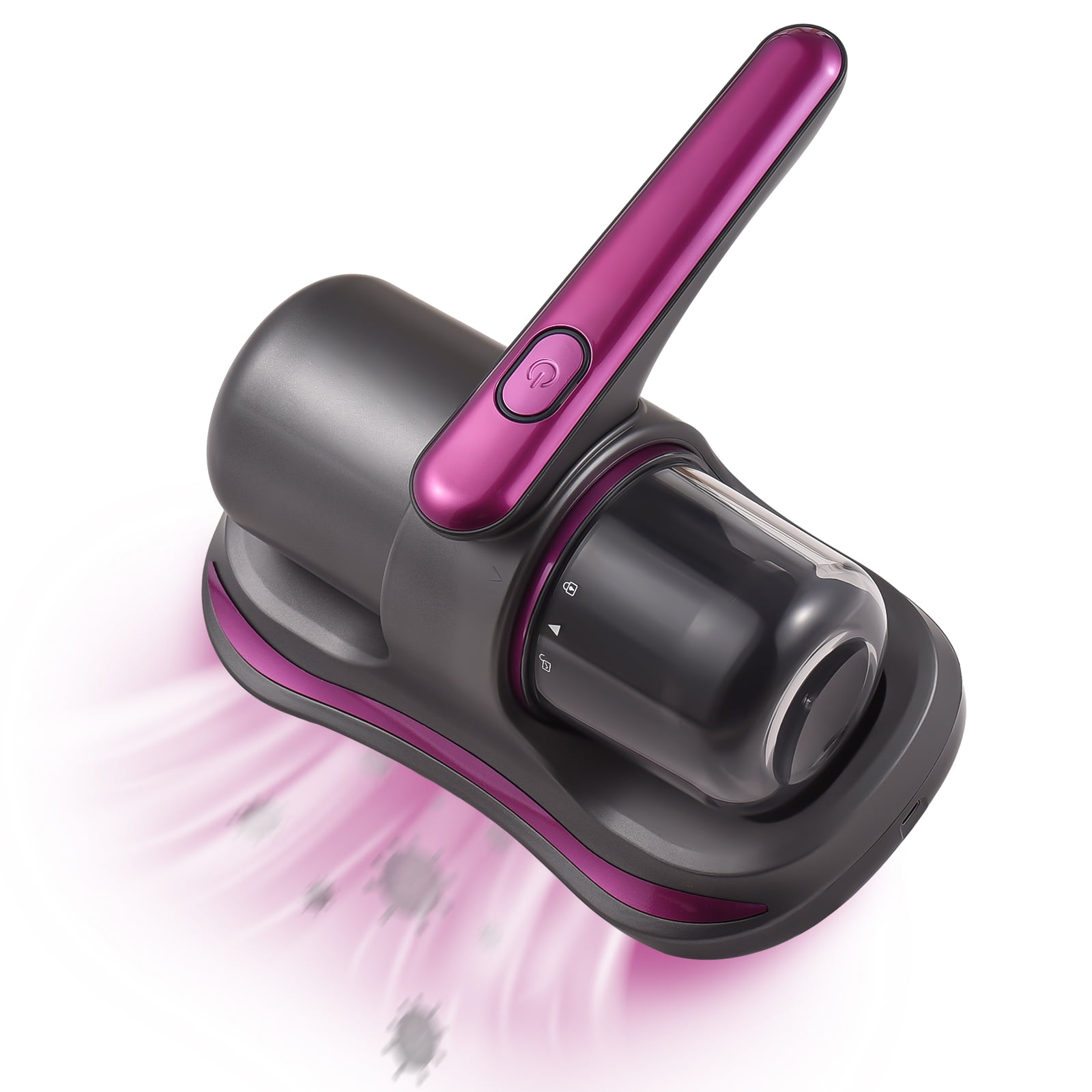 Gecheer Cordless Bed Vacuum Cleaner with 8KPa Suction and HEPA Filter